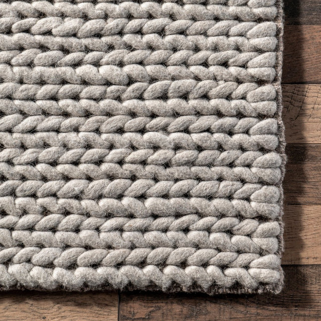 Nuloom Penelope Cb01D Light Gray Rug.