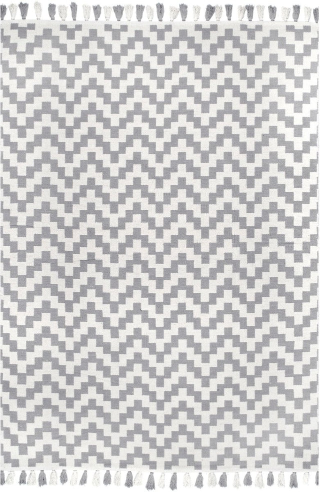 Nuloom Priya Chevron Npr2787A Gray Rug.