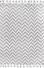 Nuloom Priya Chevron Npr2787A Gray Rug.