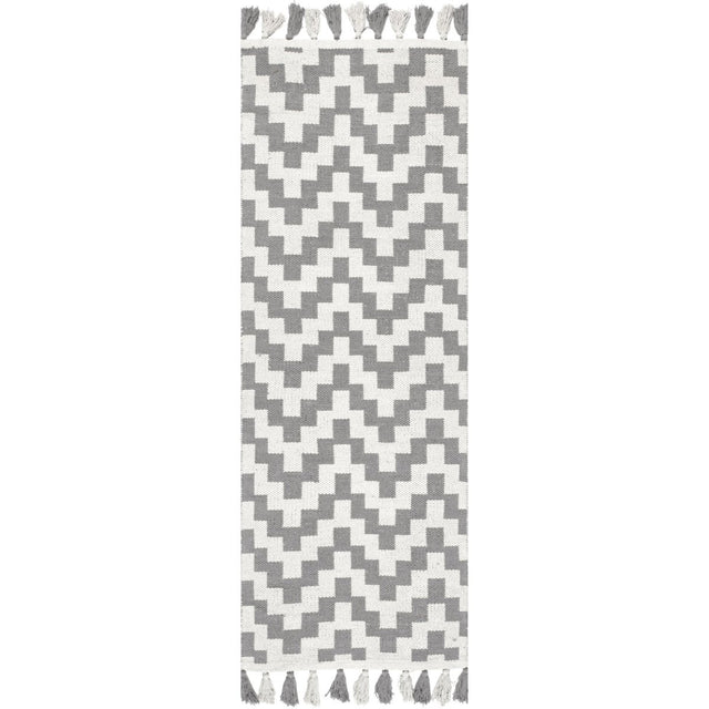 Nuloom Priya Chevron Npr2787A Gray Rug.