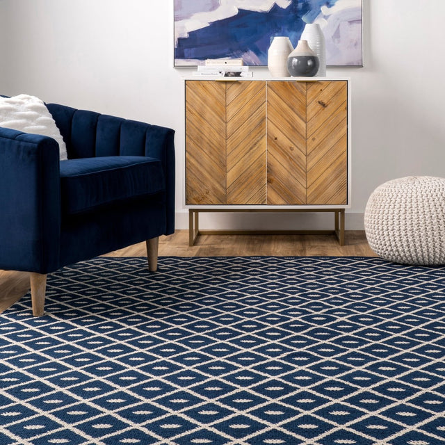 Nuloom Quinn Corner Nqu2788A Blue Rug.