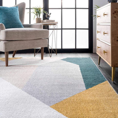 Nuloom Raegan Modern Nra1373A Light Gray Rug.