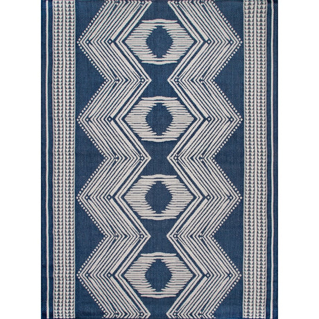 Nuloom Ranya Tribal Nra1766E Navy Rug.