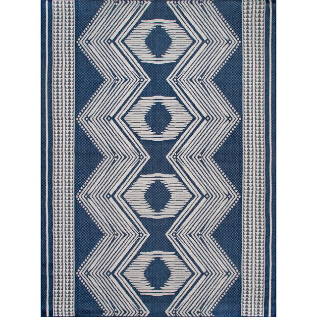 Nuloom Ranya Tribal Nra1766E Navy Rug.