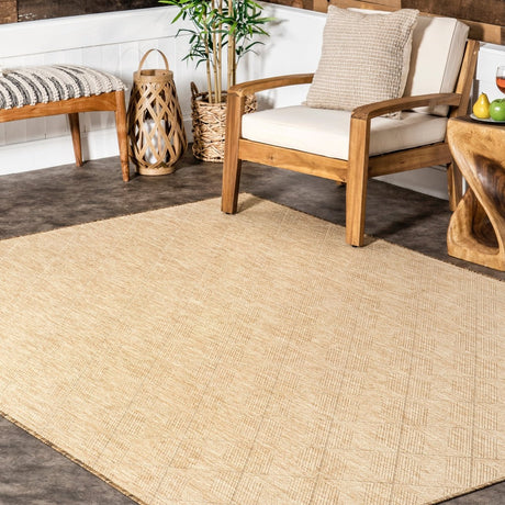 Nuloom Ray Nra1827A Natural Rug.