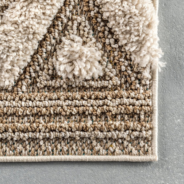 Nuloom Rebecca Textured Nre3003A Beige Rug.