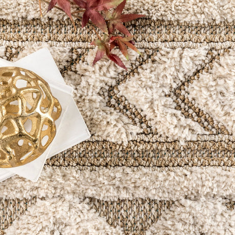 Nuloom Rebecca Textured Nre3003A Beige Rug.