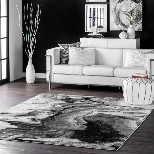 Nuloom Remona Modern Nre1504A Gray Rug.