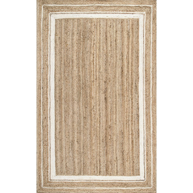 Nuloom Rikki Border Nri3504B Off White Rug.