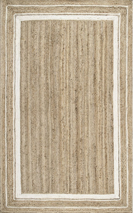 Nuloom Rikki Border Nri3504B Off White Rug.