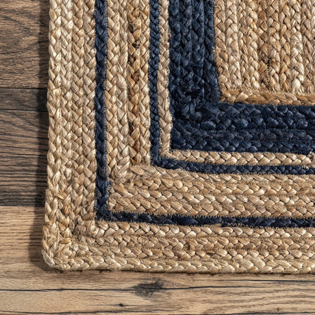 Nuloom Rikki Border Tadr04B Navy Rug.