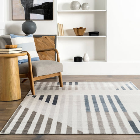 Nuloom Robbi Modern Nro2456A Light Gray Rug.