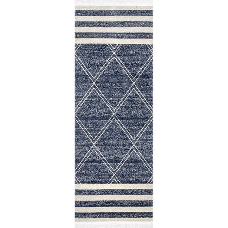 Nuloom Roberge Coastal Nro1487A Blue Rug.