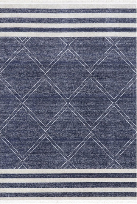 Nuloom Roberge Coastal Nro1487A Blue Rug.