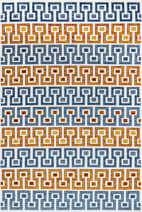 Nuloom Rochel Mediterranean Nro2651A Blue Rug.