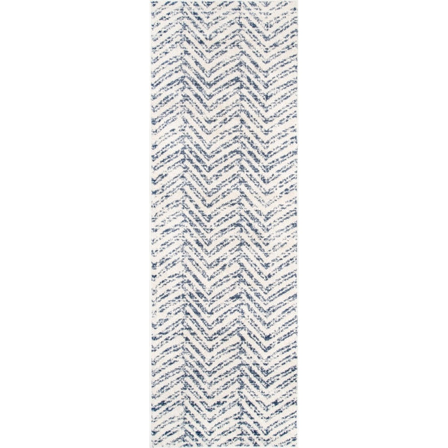 Nuloom Rosanne Transitional Nro3169A Blue Rug.