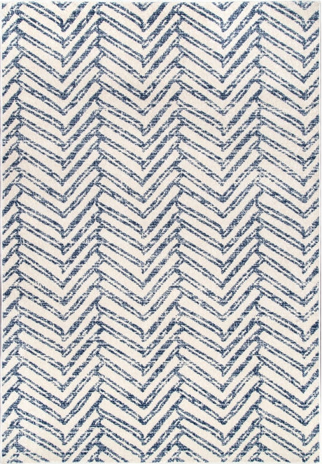 Nuloom Rosanne Transitional Nro3169A Blue Rug.