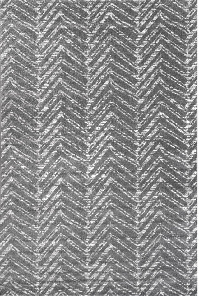 Nuloom Rosanne Transitional Nro3169B Dark Gray Rug.