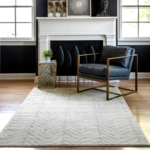 Nuloom Rosanne Transitional Nro3169C Gray Rug.