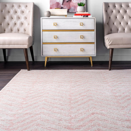 Nuloom Rosanne Transitional Nro3169D Pink Rug.