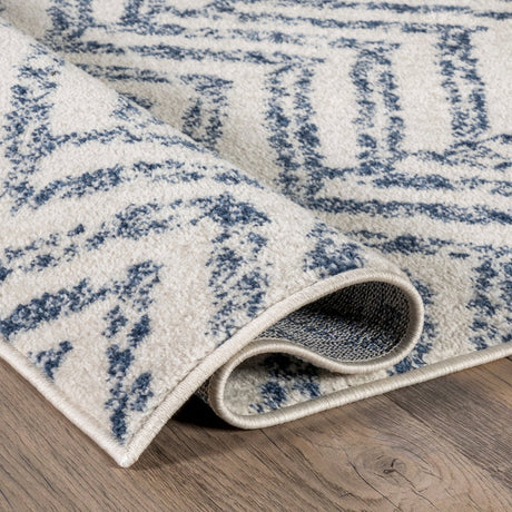 Nuloom Rosanne Transitional Rzbd94A Blue Rug.