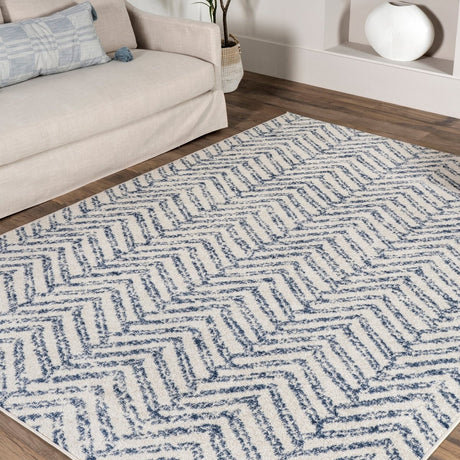 Nuloom Rosanne Transitional Rzbd94A Blue Rug.