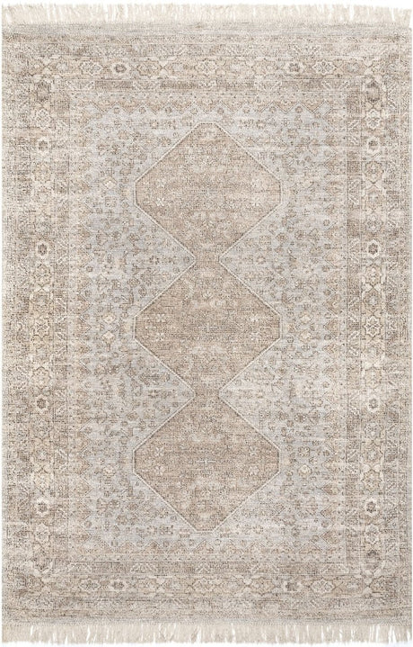 Nuloom Rosia Persian Nro3486A Khaki Rug.