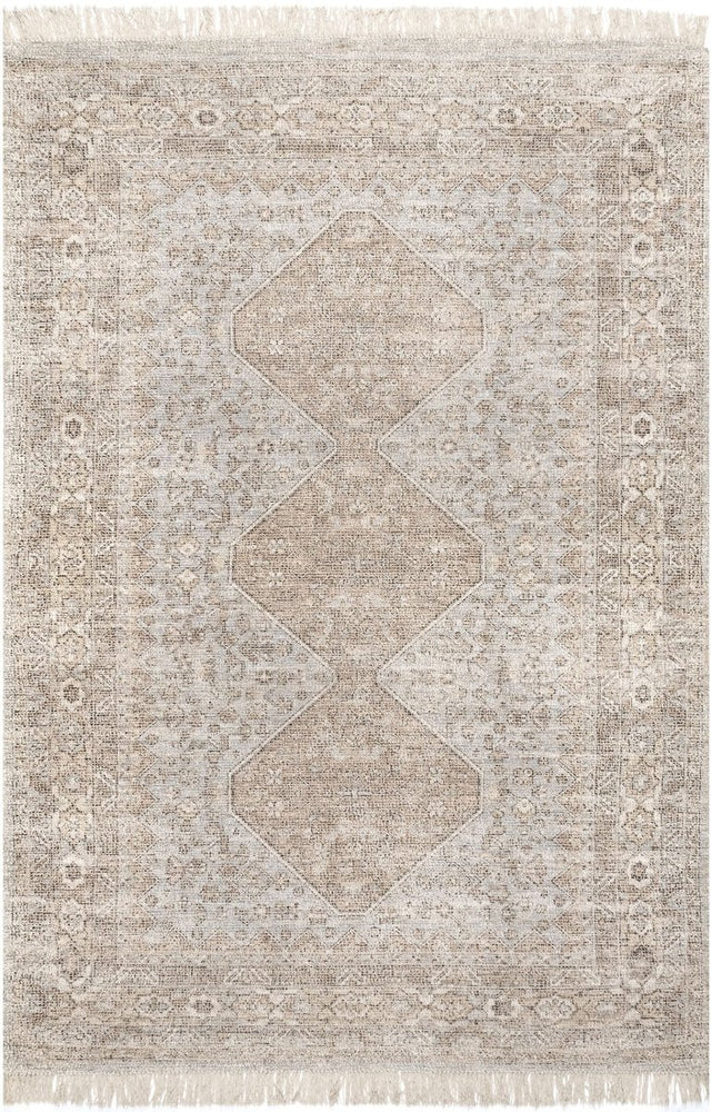 Nuloom Rosia Persian Nro3486A Khaki Rug.