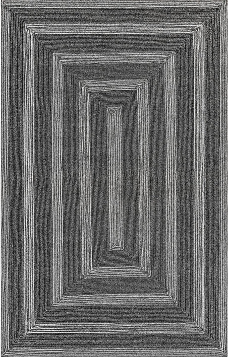 Nuloom Rowan Texture Nro2034B Charcoal Rug.