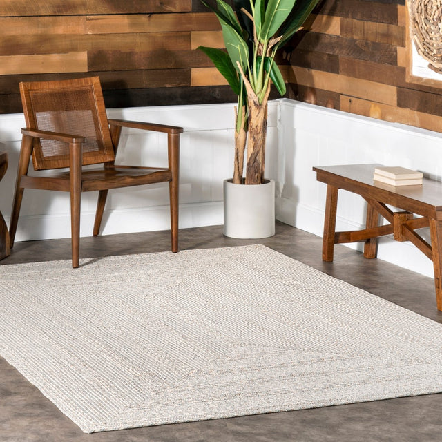 Nuloom Rowan Texture Nro2034D Ivory Rug.