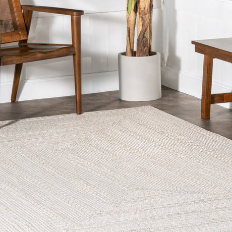 Nuloom Rowan Texture Nro2034D Ivory Rug.