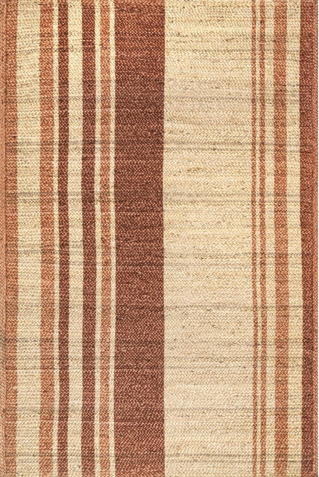 Nuloom Rubi Stripes Nru3432A Brown Rug.