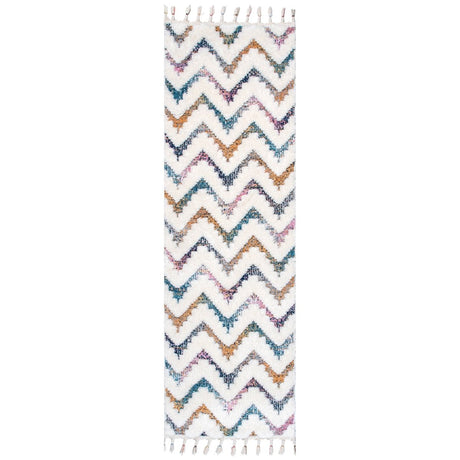 Nuloom Rumi Chevron Nru2986A Beige Rug.