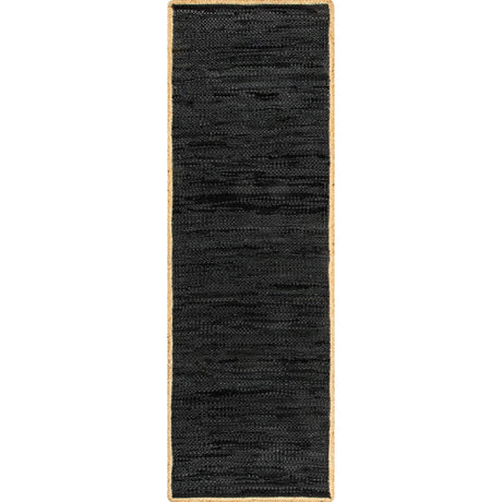 Nuloom Sabby Leather Nsa3290A Black Rug.