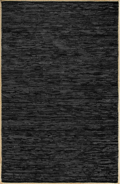 Nuloom Sabby Leather Nsa3290A Black Rug.