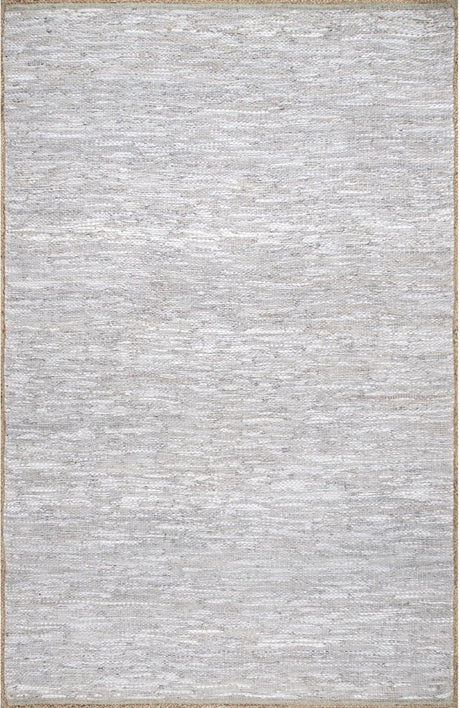 Nuloom Sabby Leather Nsa3290D Light Gray Rug.