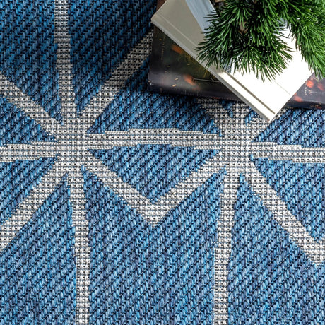 Nuloom Saunders Nsa1768A Blue Rug.