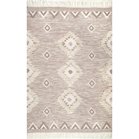 Nuloom Savannah Moroccan Nsa3319A Beige Rug.