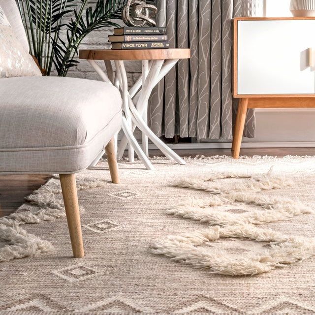 Nuloom Savannah Moroccan Nsa3319A Beige Rug.