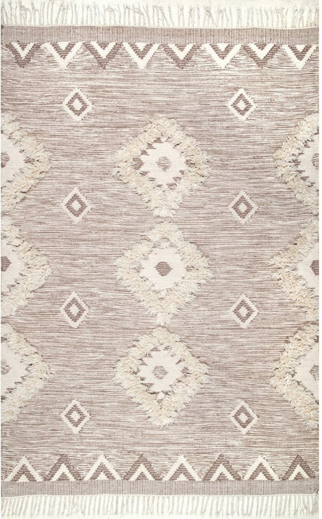 Nuloom Savannah Moroccan Nsa3319A Beige Rug.