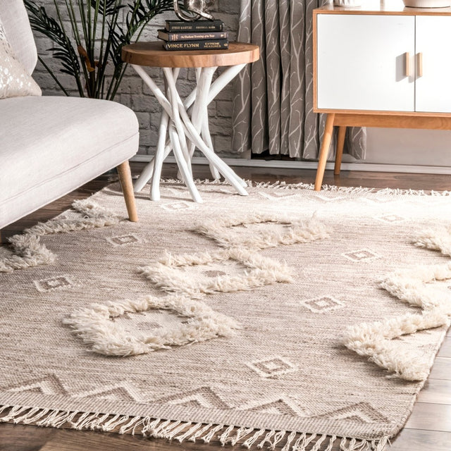 Nuloom Savannah Moroccan Nsa3319A Beige Rug.