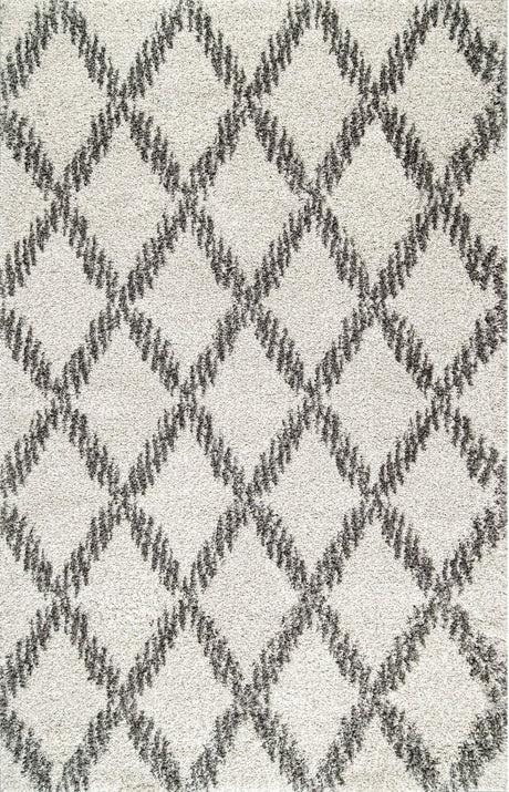 Nuloom Sharika Lattice Nsh2656B Ivory Rug.