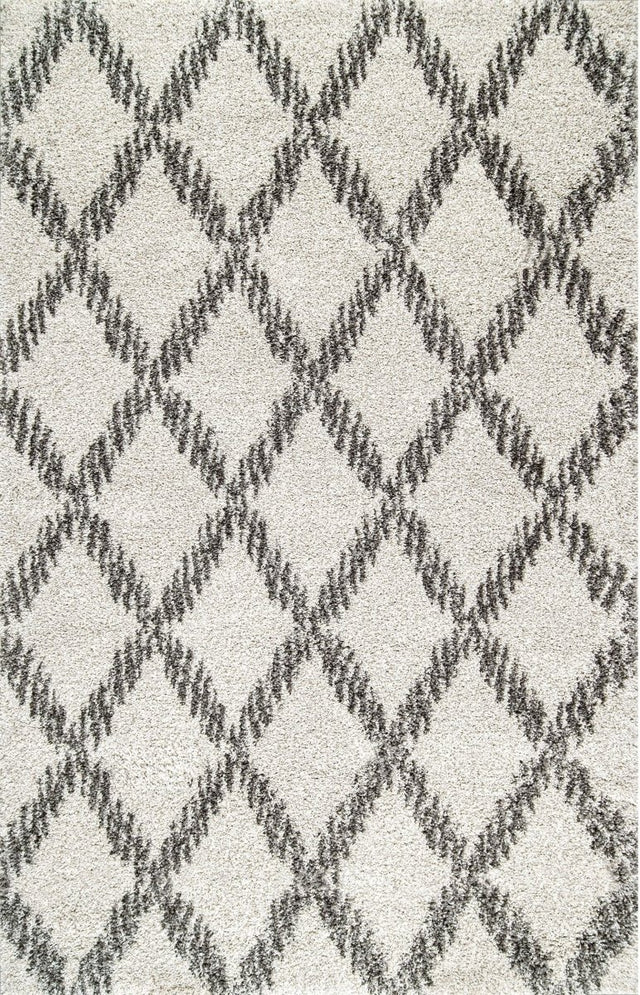 Nuloom Sharika Lattice Nsh2656B Ivory Rug.