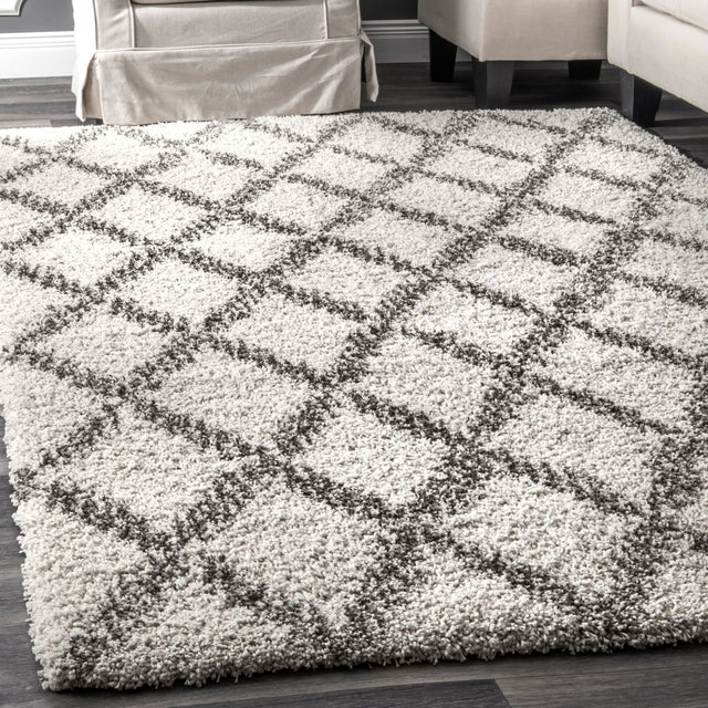 Nuloom Sharika Lattice Nsh2656B Ivory Rug.