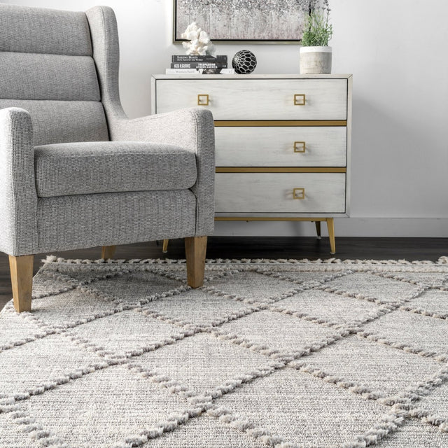 Nuloom Skylar Trellis Nsk2337A Beige Rug.