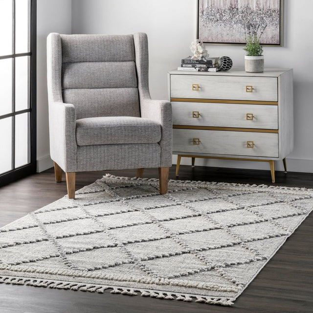 Nuloom Skylar Trellis Nsk2337A Beige Rug.