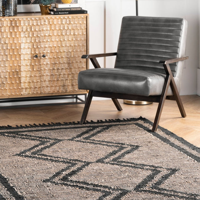 Nuloom Sloane Leather Nsl3293A Natural Rug.