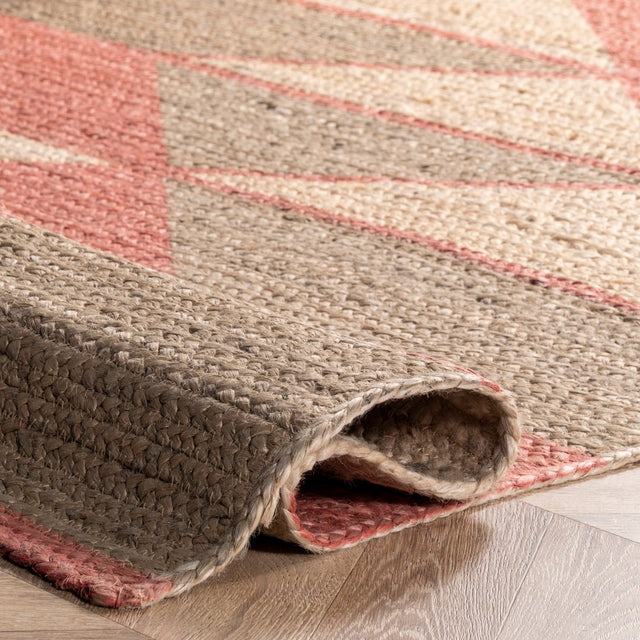 Nuloom Solange Stripes Nso3475A Rust Rug.