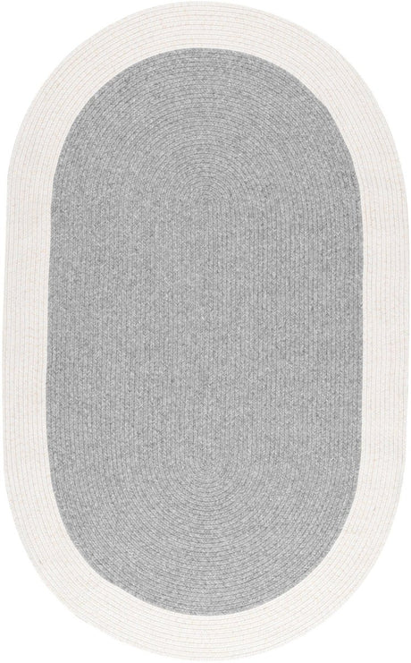 Nuloom Solid Border Delaine Nso1995A Gray Rug.