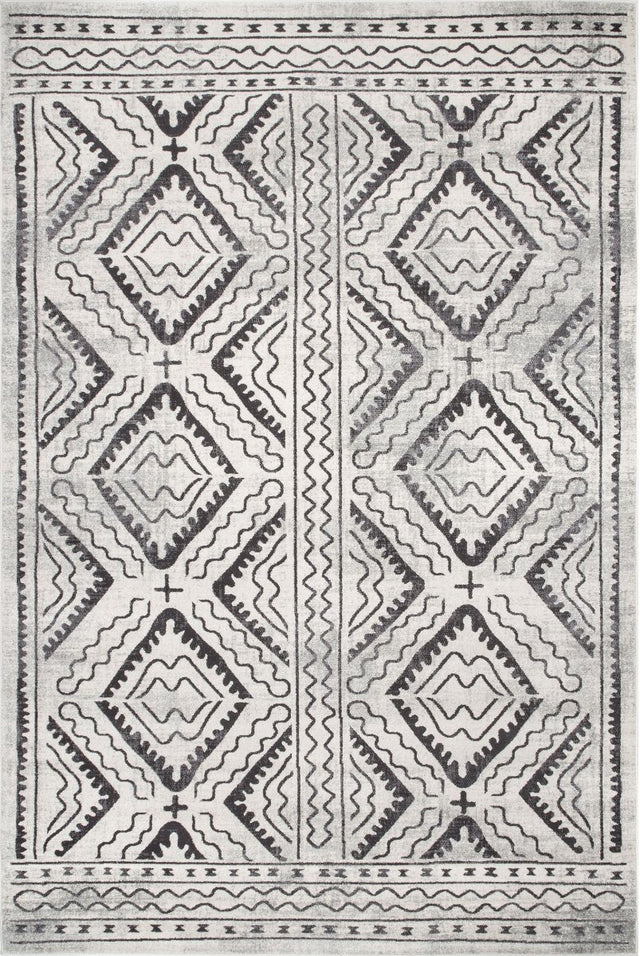 Nuloom Spencer Aztec Trellis Nsp3240B Ivory Rug - Nuloom - rzsp27a - 406